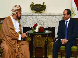 الرئيس عبدالفتاح السيسى استقبل بقصر الاتحادية ممثل جلالة السلطان قابوس بن سعيد سلطان عُمان
