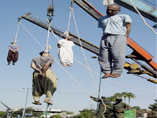 الإعدام شنقاً عقوبة  اعتناق البهائية فى إيران