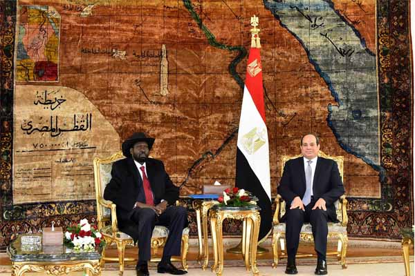 «السيسى»: حريصون على أمن واستقرار جنوب السودان.. وسلفاكير: نثمن مواقف مصر معنا