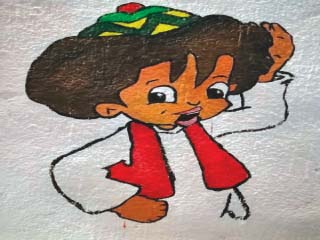 .. ورشيدة وبكار يزينان جدران دار السلام