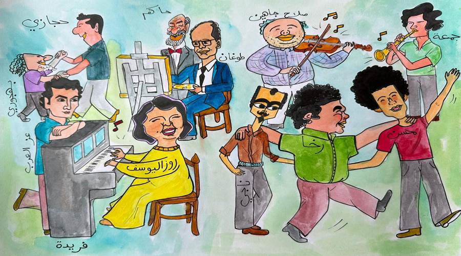 كاريكاتير للفنانة فريدة سمير