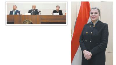 المستشارة بريهان محسن نائب رئيس هيئة النيابة الإدارية لروزاليوسف: 5 رئيسات لهيئة النيابة الإدارية 3 منهن تولين المنصب فى عهد الرئيس السيسي