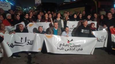 شباب مصر يرفضون أى مساس بسيناء من رفــح رسالة بعلم الوصول 