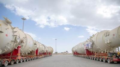 البترول تستعد لافتتاح الخط الرابع  من مجمع غازات الصحراء الغربية قبل نهاية العام الحالى