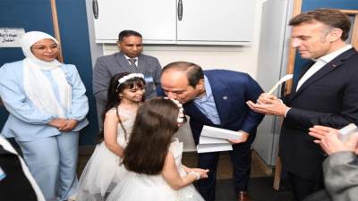 من الحدود المصرية - الفلسطينية: هذا ما سمعه ورآه الرئيس الفرنسى