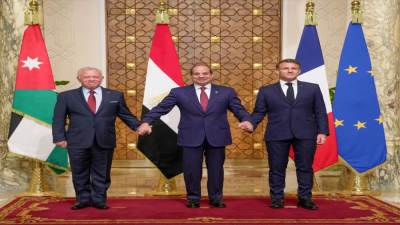 مصر والأردن وفرنسا.. رسائل قمة القاهرة ضد التهجير الثلاثة يرفضونها