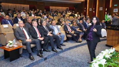 وزير البترول خلال حفل ختام برنامج محاكاة الصناعة «ISP» لجمعية مهندسى البترول الشباب هم القوة الدافعة نحو مستقبل مشرق