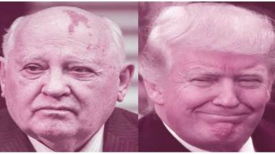  الوجهان اللذان يقفان وراء النظام العالمى المتغير  هل ترامب هـو جـورباتشوف الجديد!