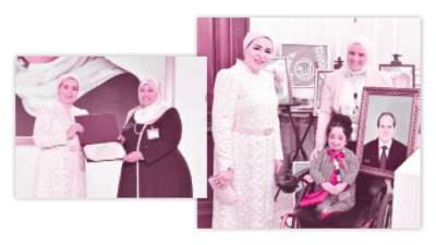 السيدة انتصار السيسي: الدولة مستمرة فى دعم ذوى الهمم وتمكينهم 