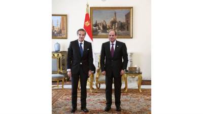 الحصاد الرئاسى دوليا.. شدد لـ«جروسى» على أن مصر تدعم منظومة نزع السلاح النووى «السيسي» يبحث مع ماكرون وقف إطلاق النار فى غزة  