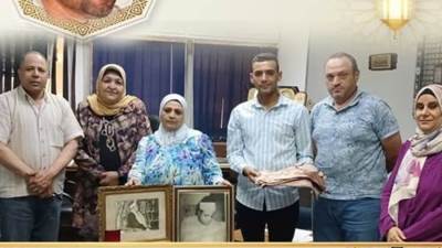 إذاعة القرآن الكريم تتسلم مقتنيات الشيخ «الصياد»