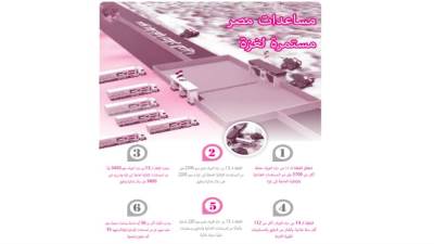 مساعدات مصر مستمرة لغزة