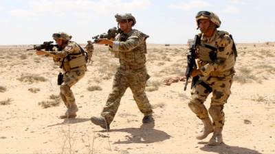 انطلاق تدريبات النجــــم الساطع 2025 بقاعدة محمد نجيب العسكرية