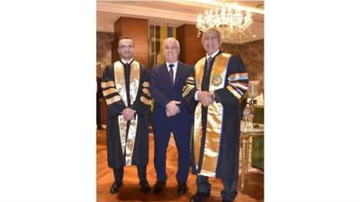 «الشوربجى» يشارك فى حفل تخرُّج دفعة جديدة بالأكاديمية العربية للعلوم والتكنولوجيا 