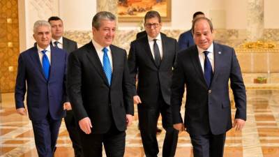 ‎‎الرئيس السيسي يؤكد دعم مصر الكامل للعراق ووحدة وسلامة أراضيه 