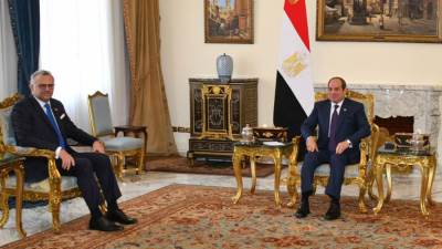 ‎‎السيسي يشدد على موقف مصر الثابت والداعم لسيادة السودان 