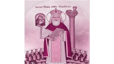 البابا كيرلس الكبير عمود الدين وتلميذ جبل نتريا