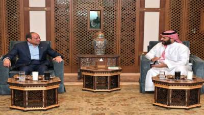 الرئيس وبن سلمان يؤكدان على دعم الحلول السلمية للأزمات الإقليمية