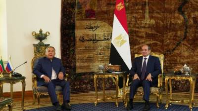 ‎‎الرئيس السيسي يؤكد حرص مصر على تعزيز العلاقات الاقتصادية مع روسيا
