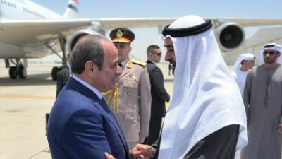 ‎‎‎الرئيس السيسي يؤكد دعم مصر للإمارات وسلطنة عمان 