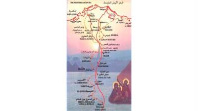 قصة هروب العائلة المقدسة إلى مصر
