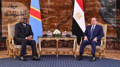 ‎‎الرئيس السيسي: مصر تريد الالتزام بالقانون الدولى وحسن الجوار فى حوض النيل